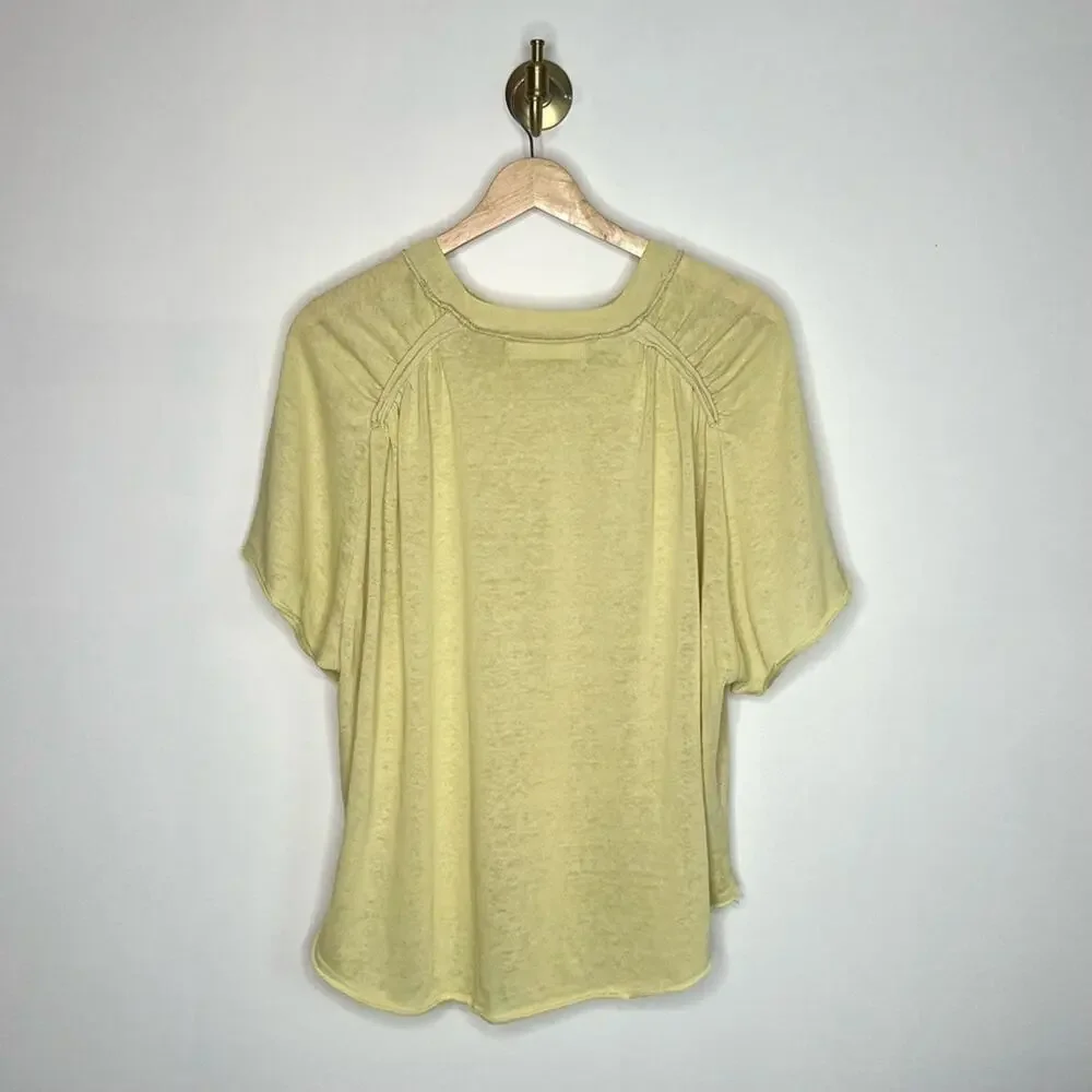 Free People Kyoto Oversized T-Shirt Lime